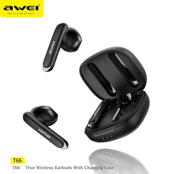 Awei T66 ENC TWS Earbuds Stereo Sports Headset